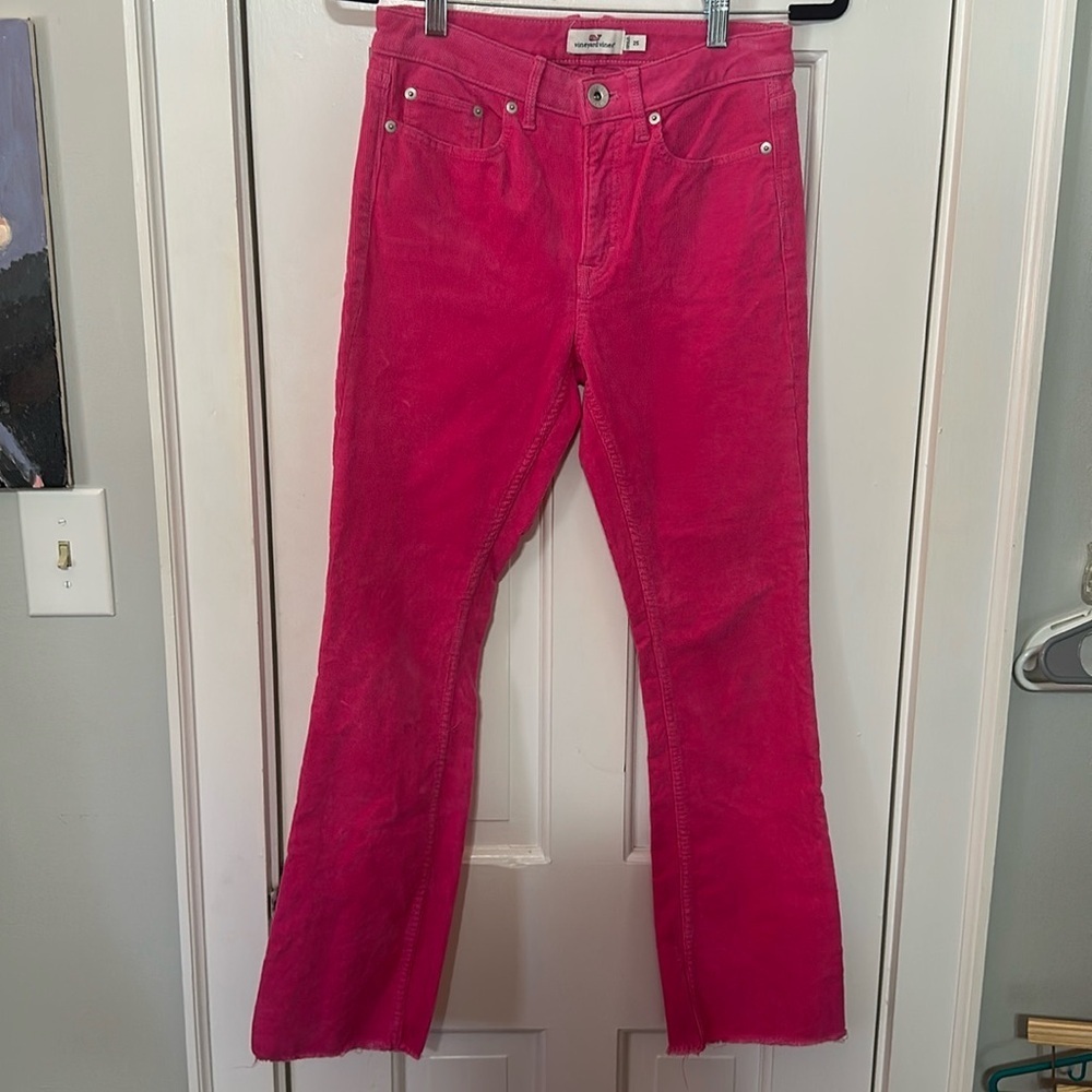 Vineyard Vines Hot Pink Corduroy Pants